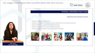 Cycle 2 - #6 - Les usages numériques dans la préservation des liens sociaux