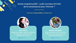 Jeunes et grand public : quels nouveaux formats de la connaissance pour les informer ?