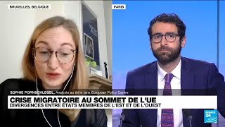 Union européenne : la crise migratoire en débat à Bruxelles • FRANCE 24