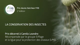 Prix Jeune chercheur FRB 2e édition – Camila Leandro récompensée par la LPO et le groupe Eiffage